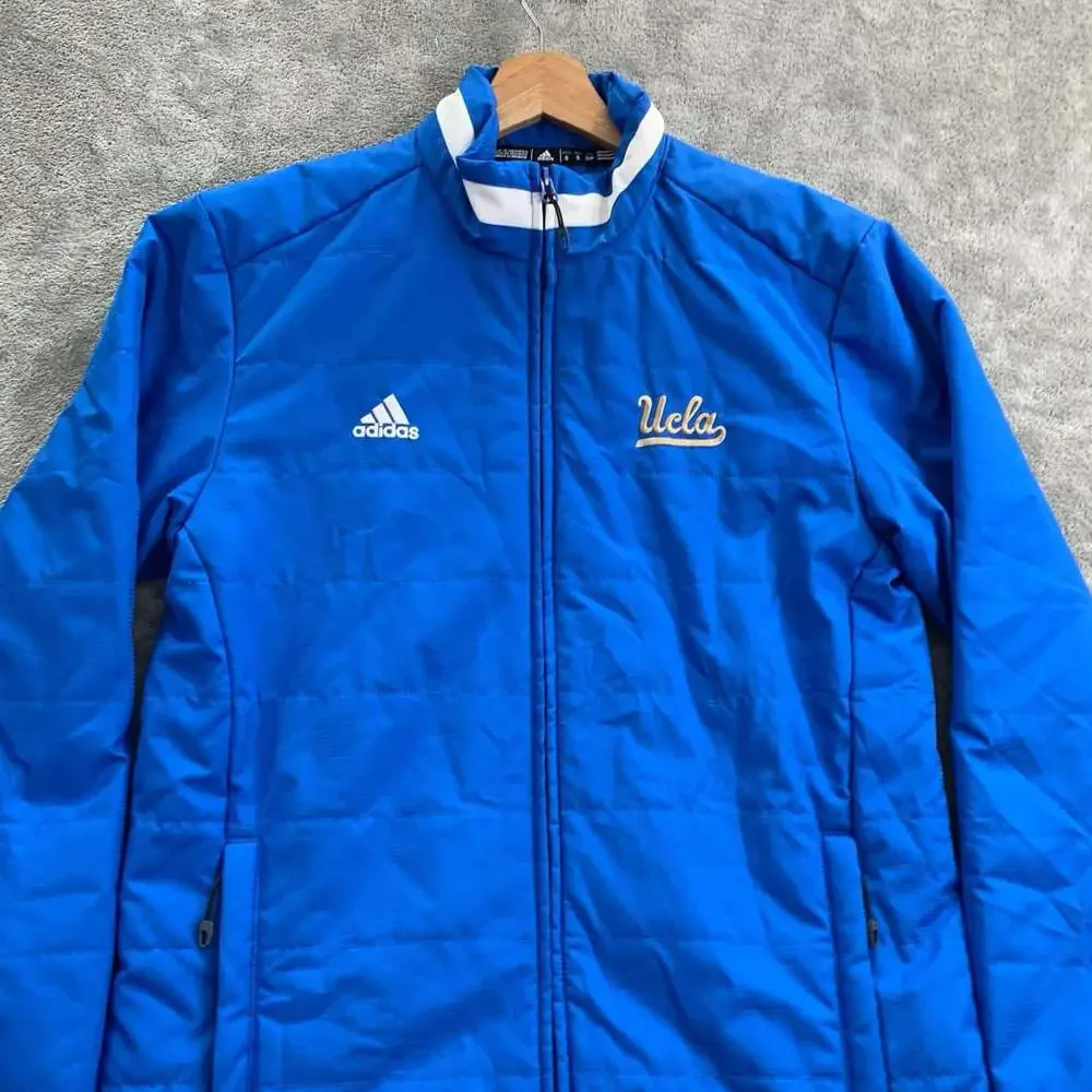 Adidas Sideline Jacket Men's Small UCLA Bruins Track Climaproof Blue NCAA School